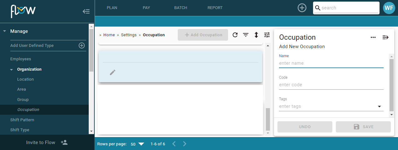 Managing Occupations – WorkSight Support